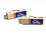 usb stick klammer wäscheklammer holz hell logo