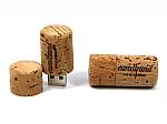 usb stick korken flasche sekt wein natur logo