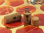 usb stick korken natur wein sekt logo