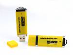 usb stick kunststoff flach klassisch DVB gelb logo verkehr bund verband bus bahn