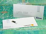 usb stick mailing card papierkarte karte werbung