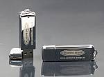usb stick metall gravur schlicht edel glanz werbung