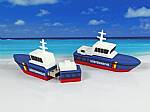 usb stick schiff boot motorboot kuestenwache werbung