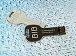 usb stick schluessel key silber logo gravur