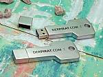 usb stick schluessel speed metall matt logo werbung