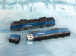 usb stick zug bahn transport fracht ware kreativ sonderform