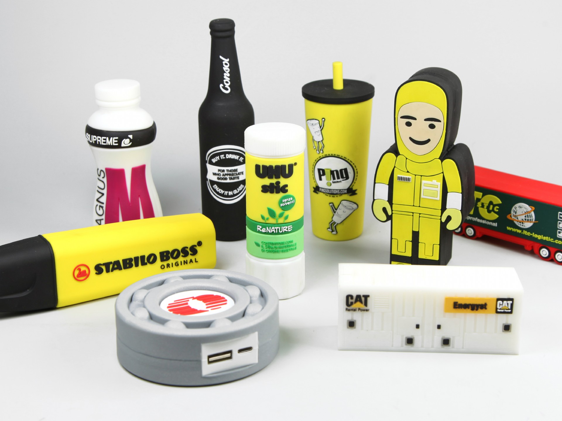 custom powerbanks mit logo individuelles werbegeschenk sonderform