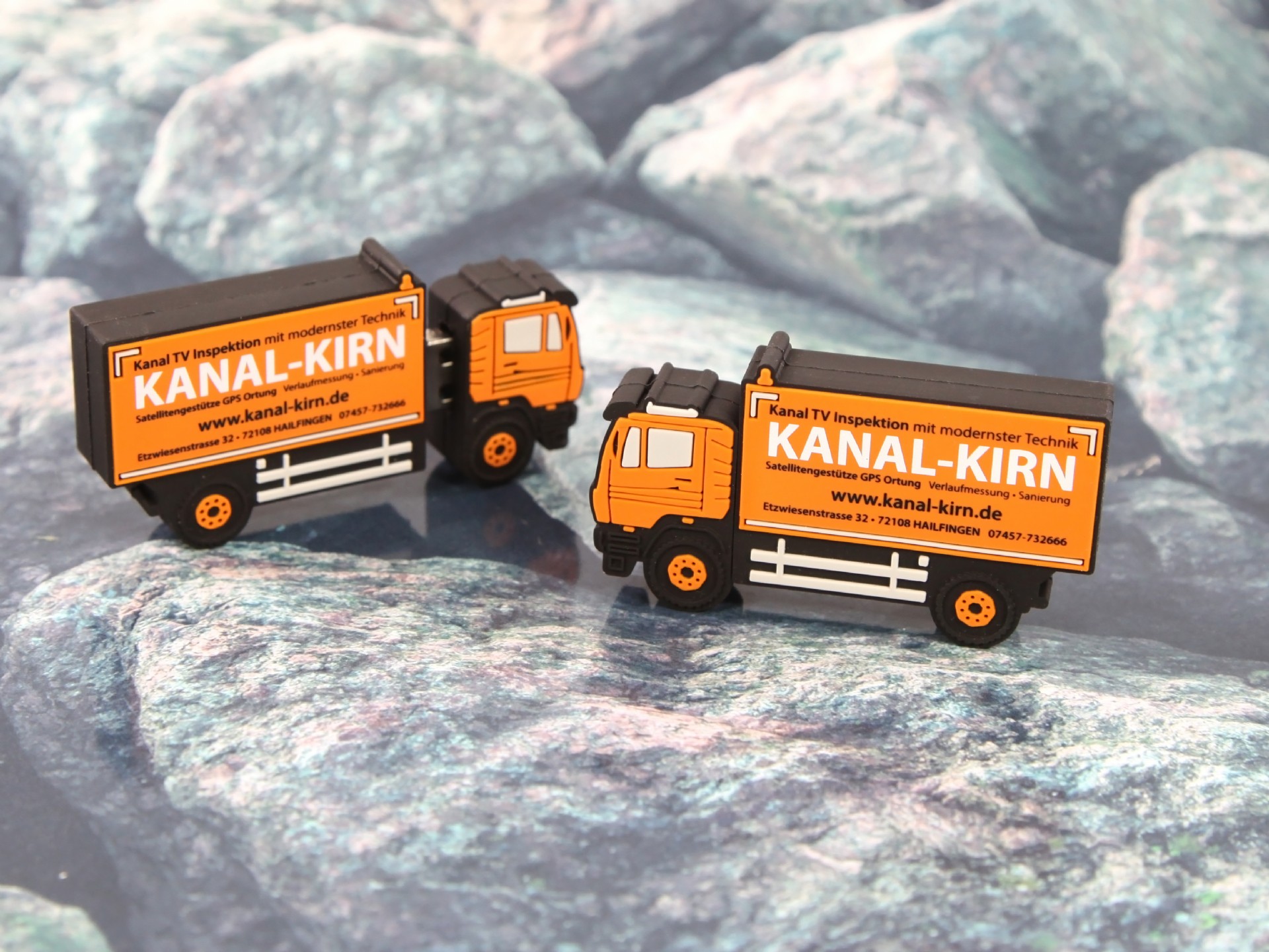 kanal kir lkw usb stick bedruckt