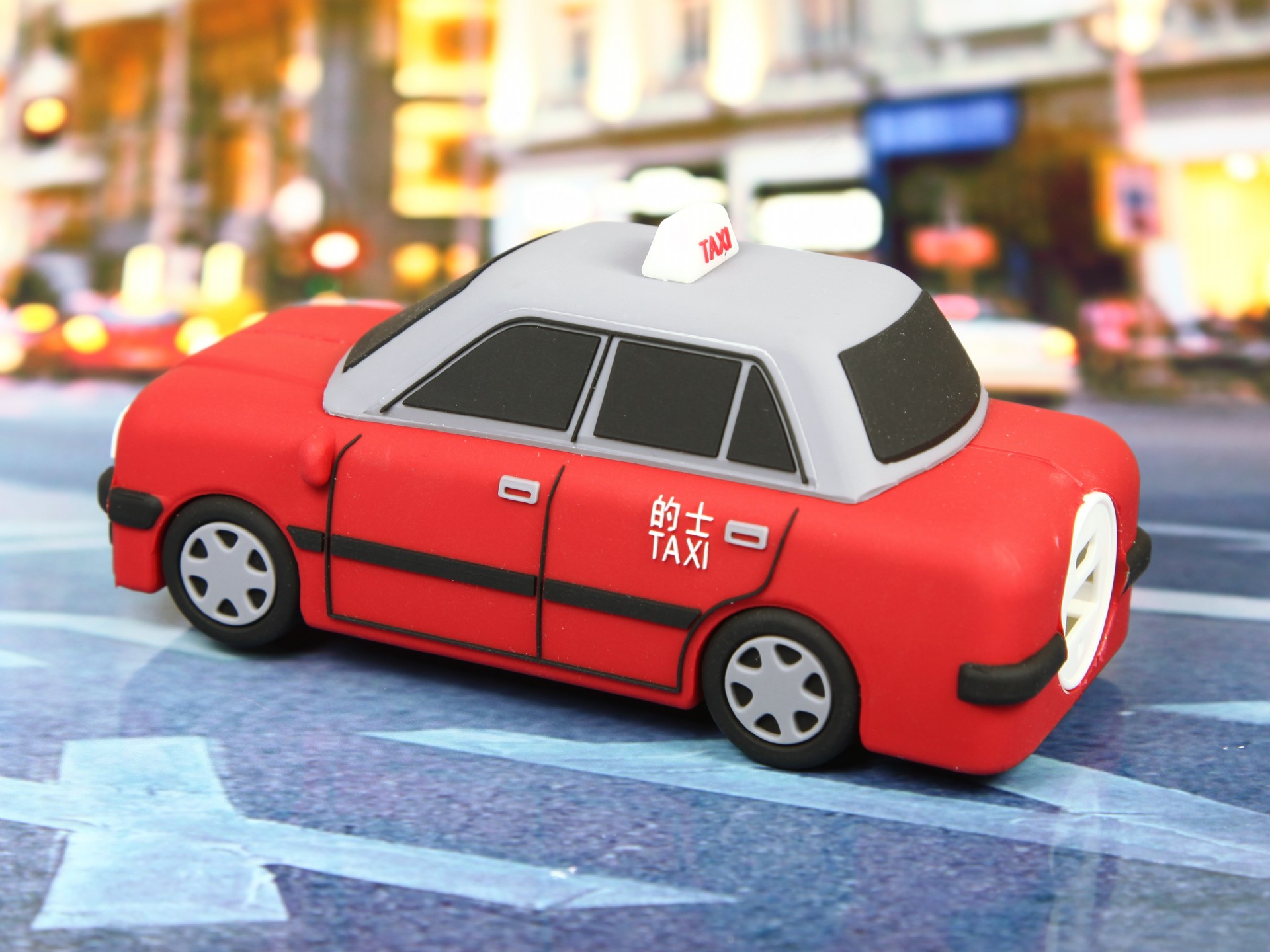 powerbank akku taxi auto fahrzeug custom werbung