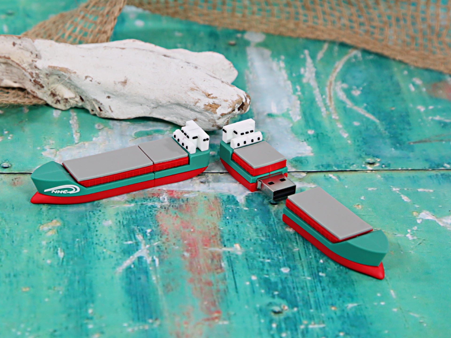 usb frachtschiff sonderanfertigung stick mit logo