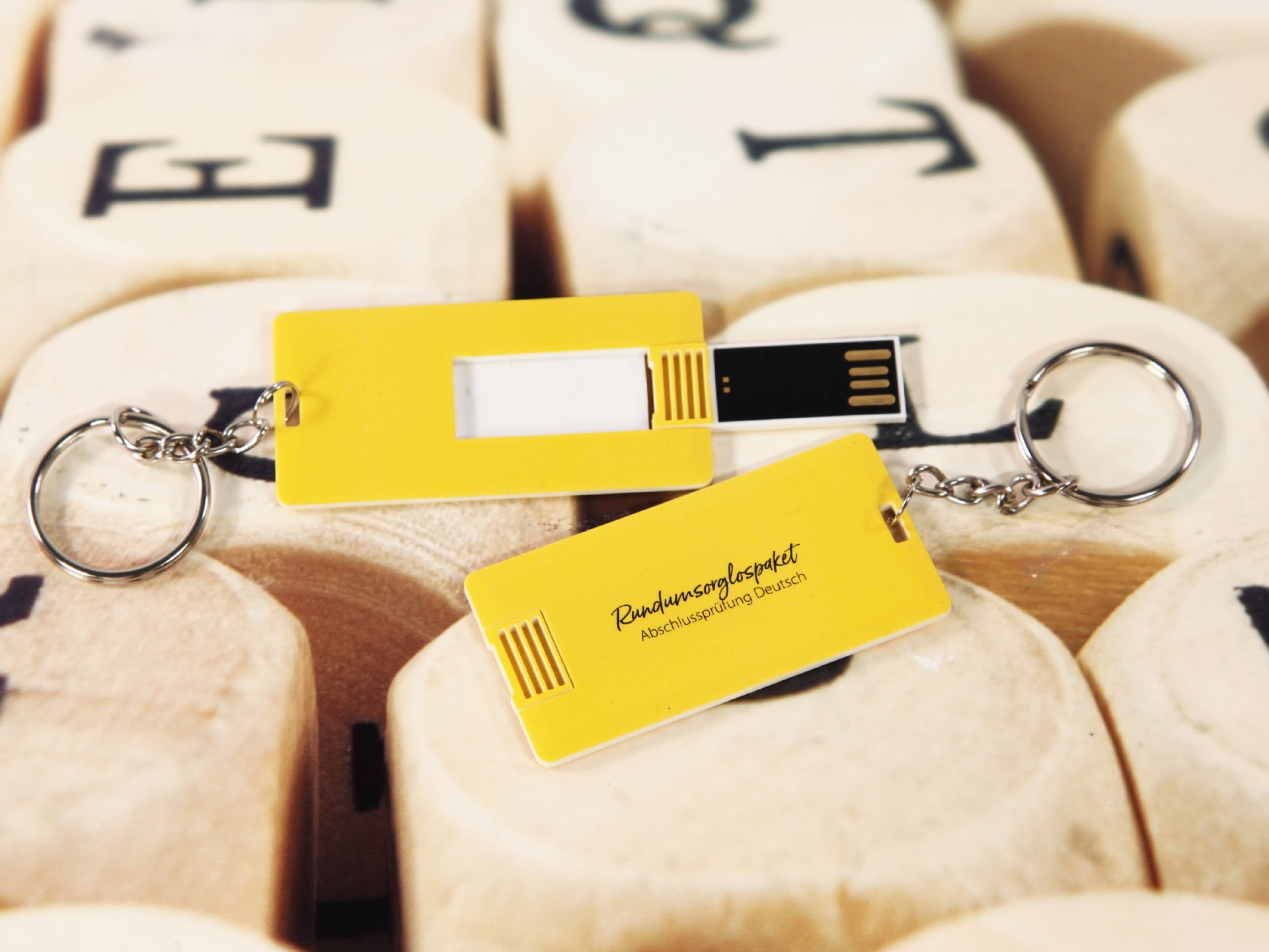 usb mini karte plastikkarte volldruck farbig logo