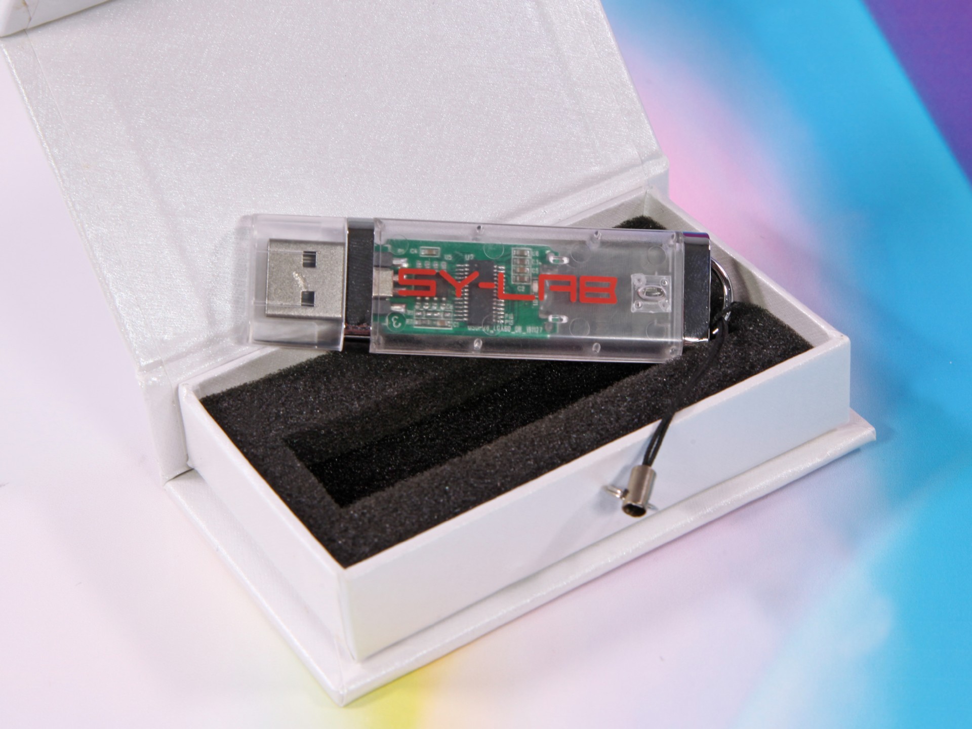 usb stick crystal transparent durchsichtig verpackung box kreativ