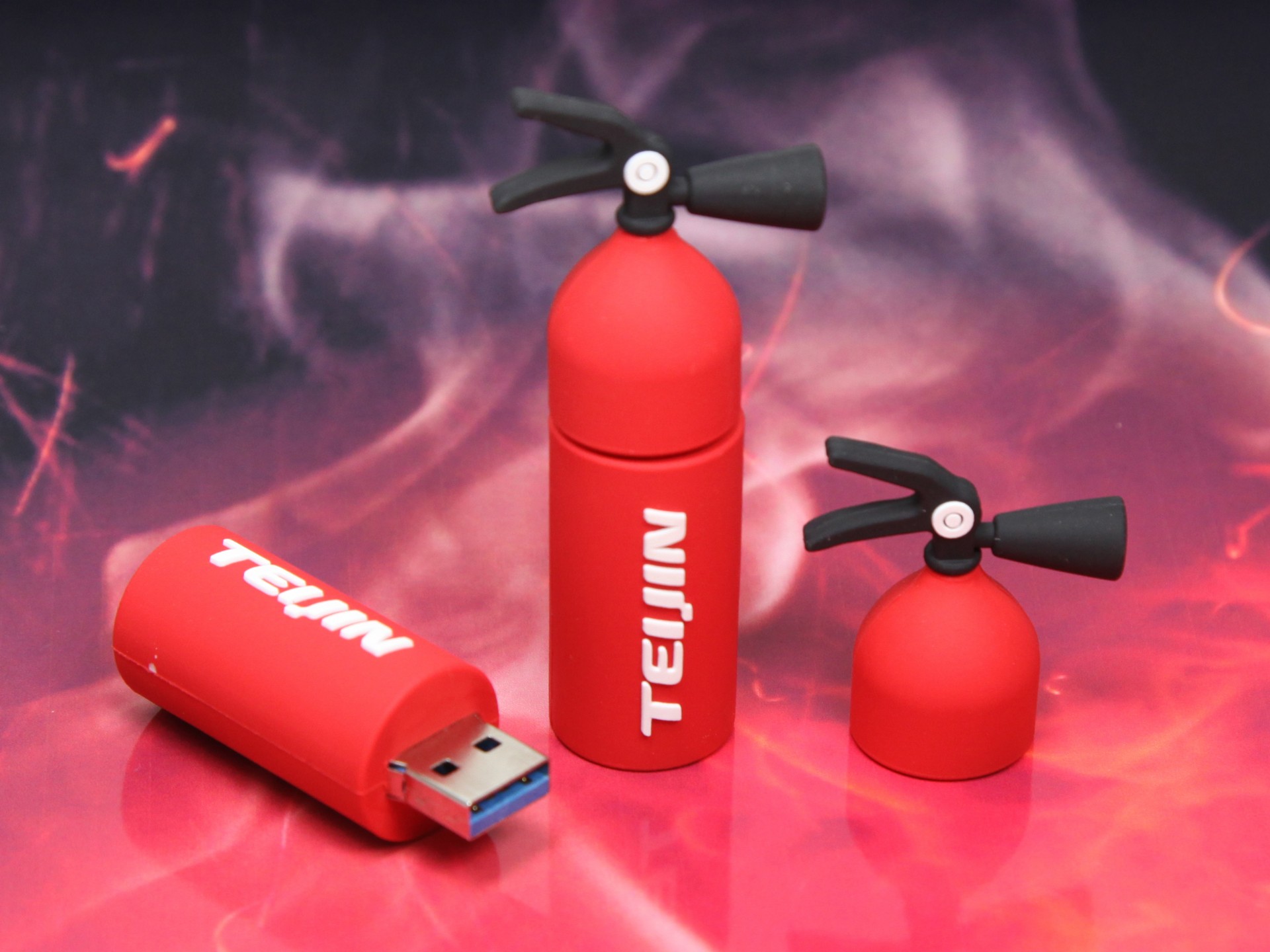 usb stick feuerlöscher brandschutz schutz feuerwehr feuer