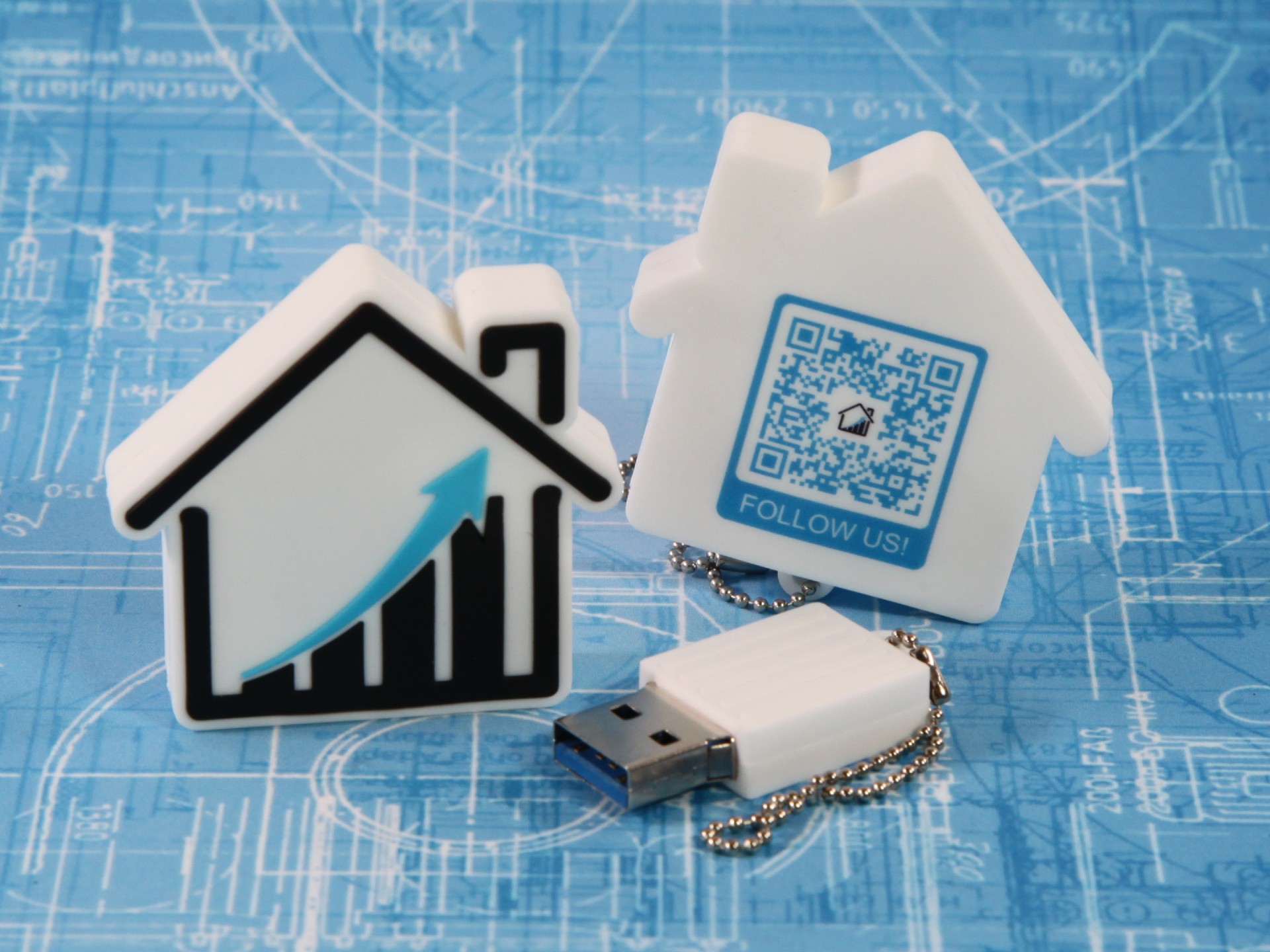 usb stick gebauude architektur individuell digitaldruck kreativ werbung
